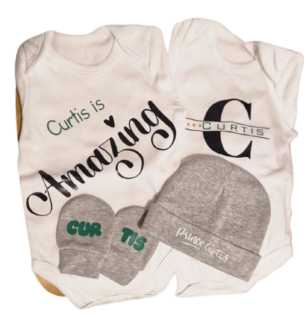 Coffret Layette Bébé Personnalisé – Ensemble Naissance