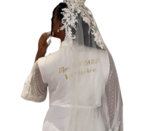 Peignoir mariée